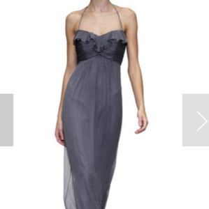 Amsale dress G425C size 10 granite